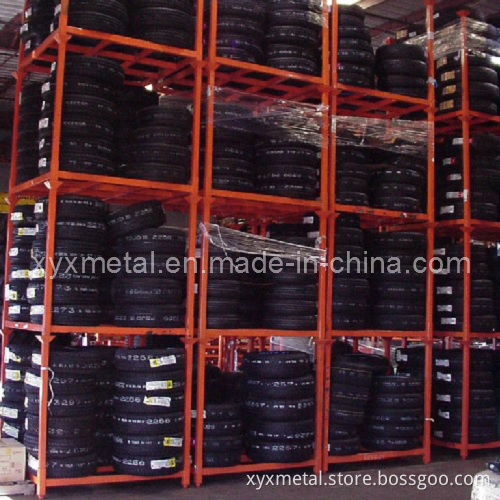 Foldable and Stackable Wharehouse Horizontal Storage Tire Rack